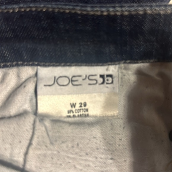Joe’s dark denim skinny blue jeans with multiple pockets zipper front size 29 - Picture 6 of 11